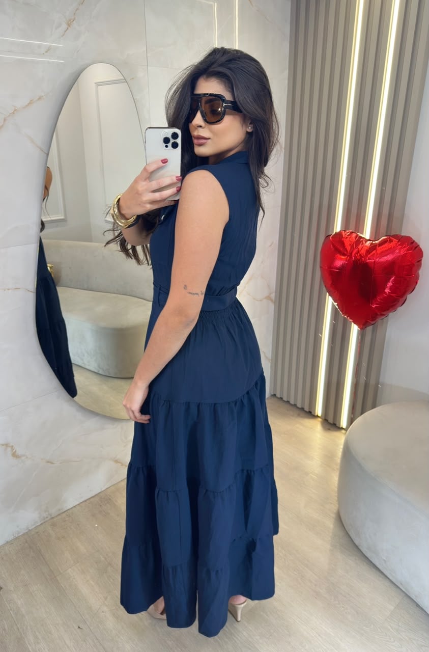 vestido mid com botÕes lorrayne preto vestido mid com botÕes lorrayne preto